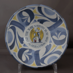 Bowl with yellow highlights